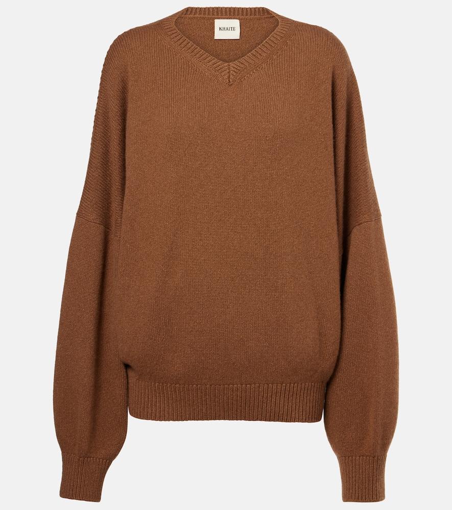 khaite wolfe oversized cashmere sweater