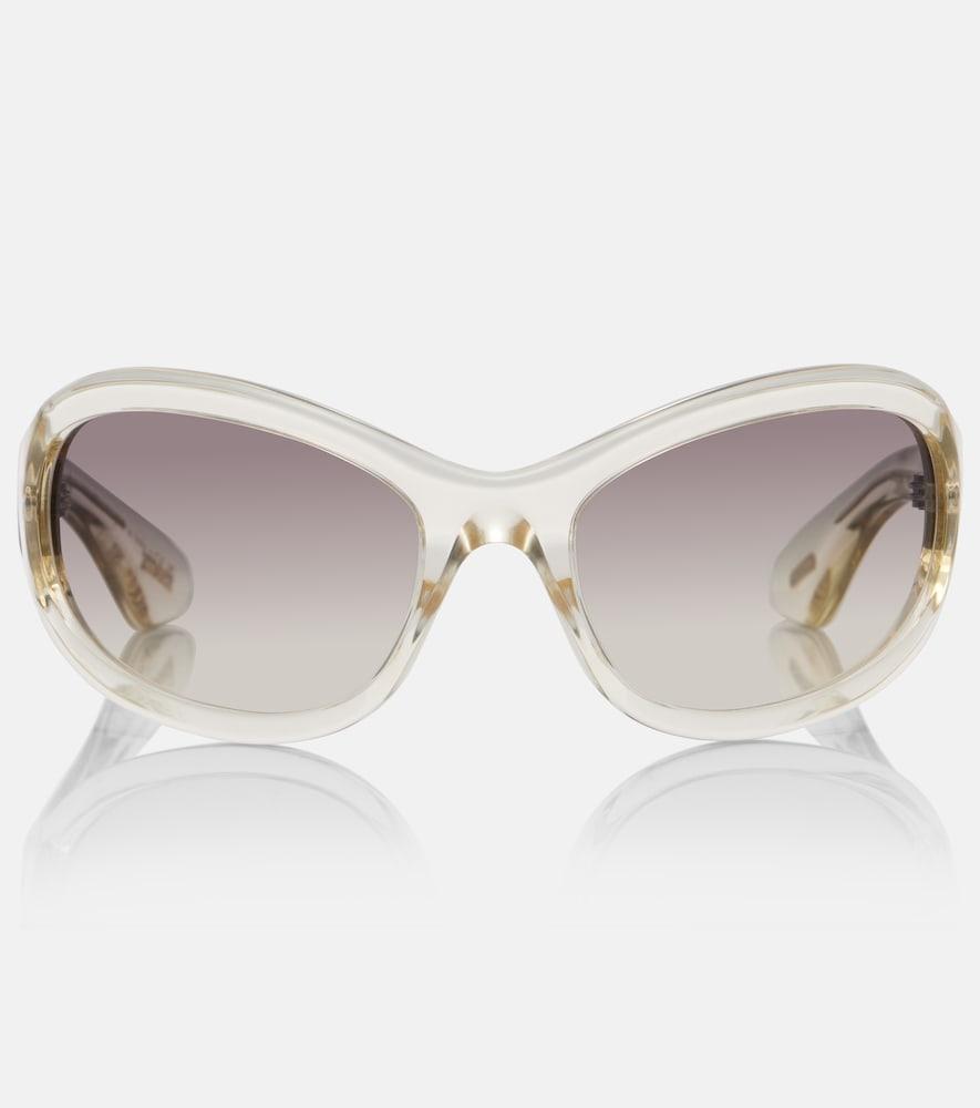 khaite x oliver peoples 1967c oversized sunglasses