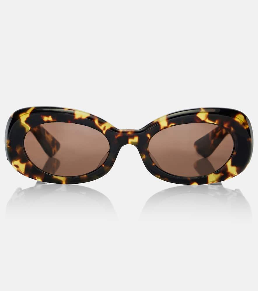 khaite x oliver peoples 1992c oval sunglasses