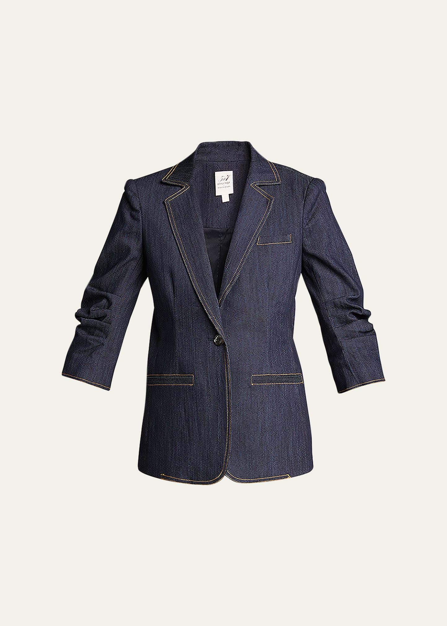 khloe denim blazer