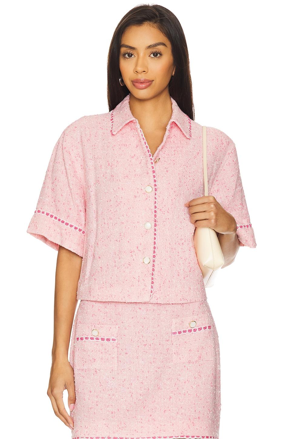 khloe short sleeve button down