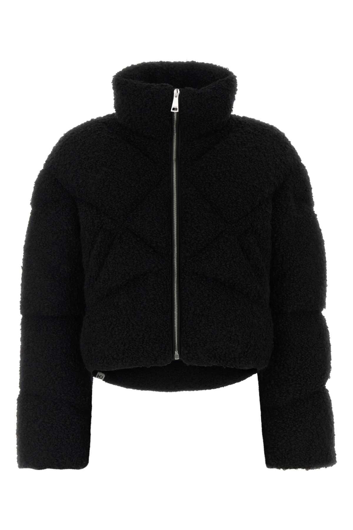 khrisjoy black teddy daisy down jacket