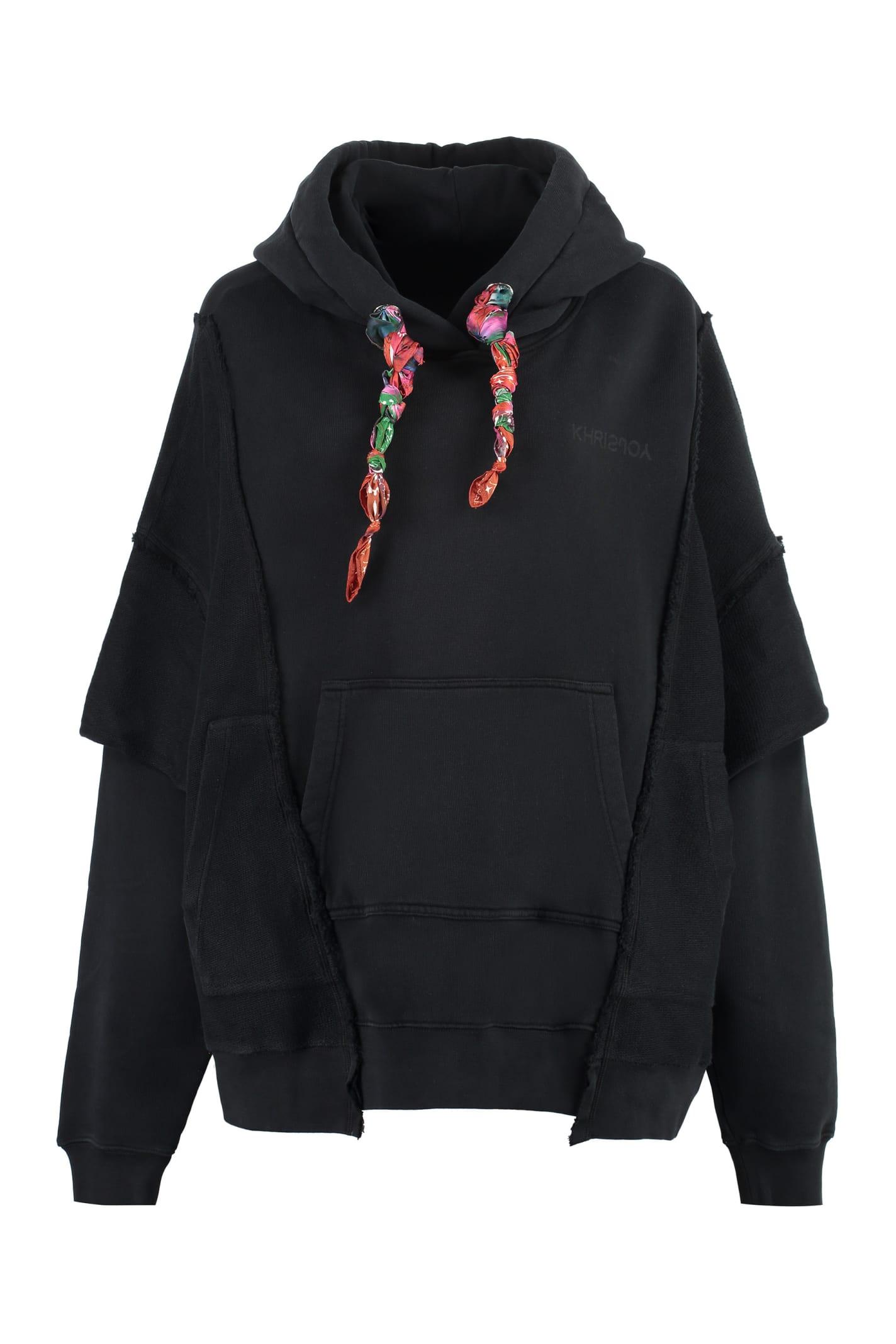 khrisjoy cotton hoodie