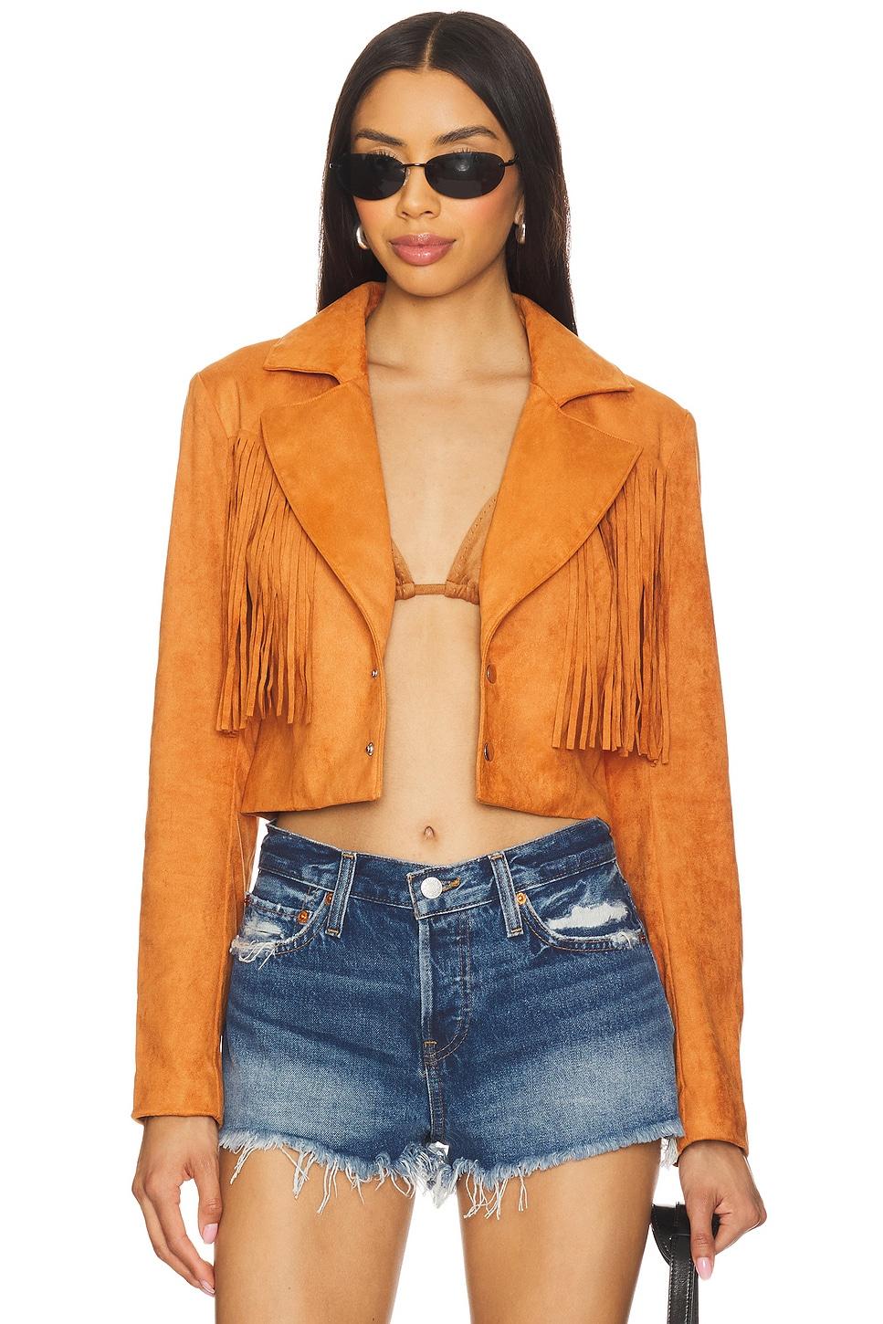 kiara faux suede jacket