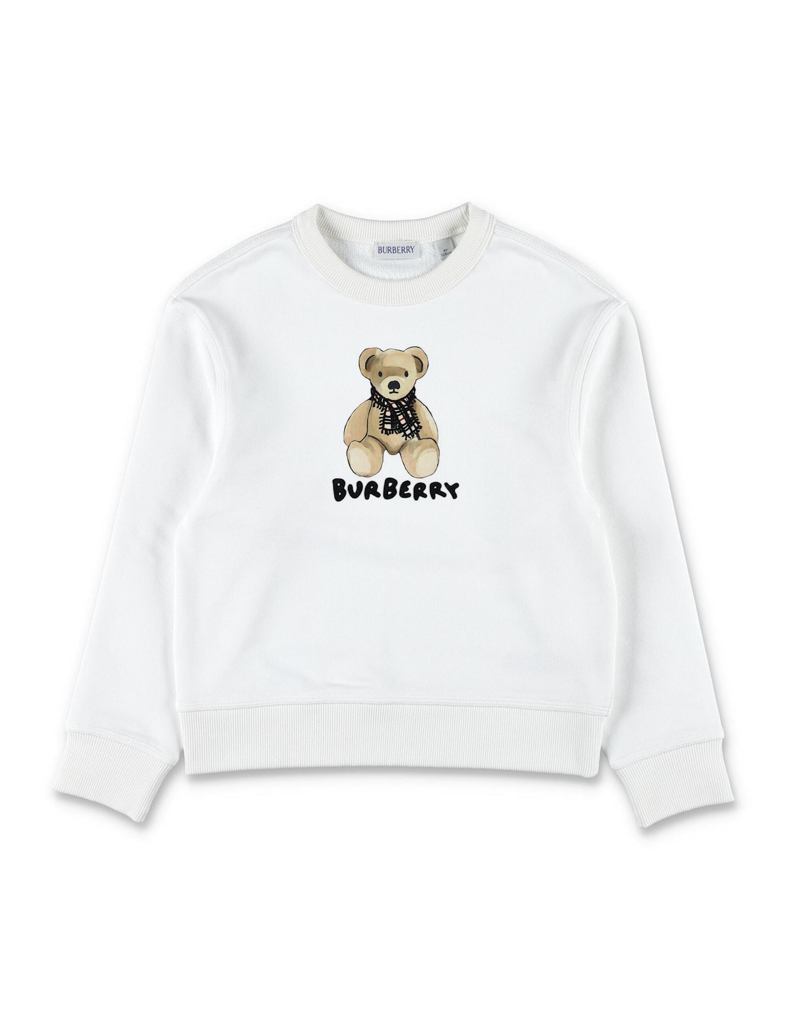 kid - burberry thomas bear cotton sweatshirt