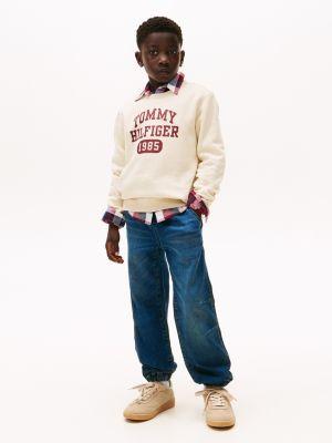 kids' stretch denim jogger