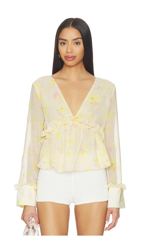 kika vargas cynthi top in lemon.