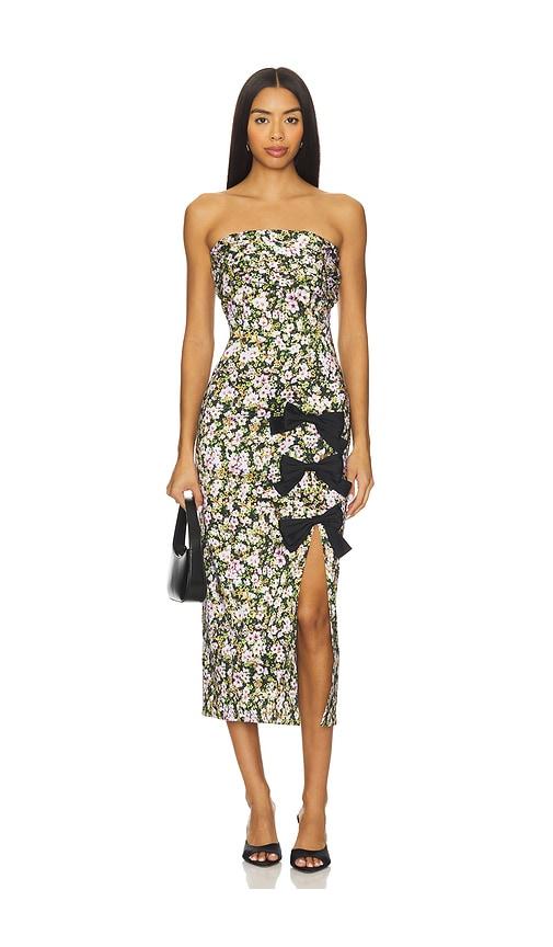 kika vargas violeta dress in green.