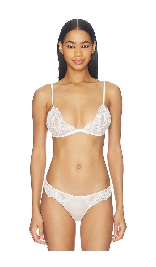 kiki de montparnasse voltaire soft bra in ivory.