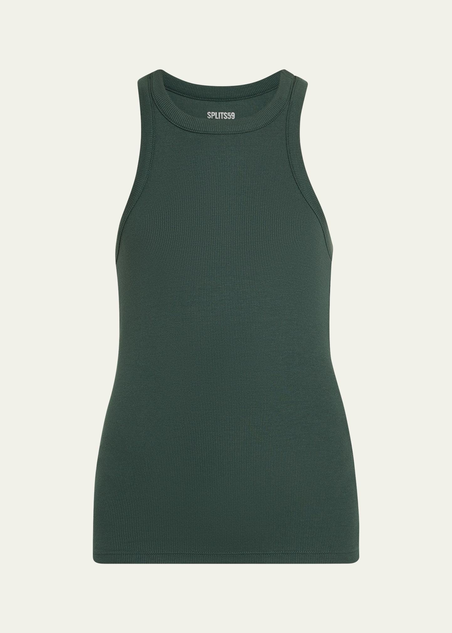 kiki rib racerback tank
