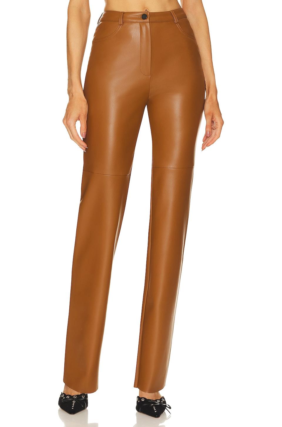 killa faux leather trousers