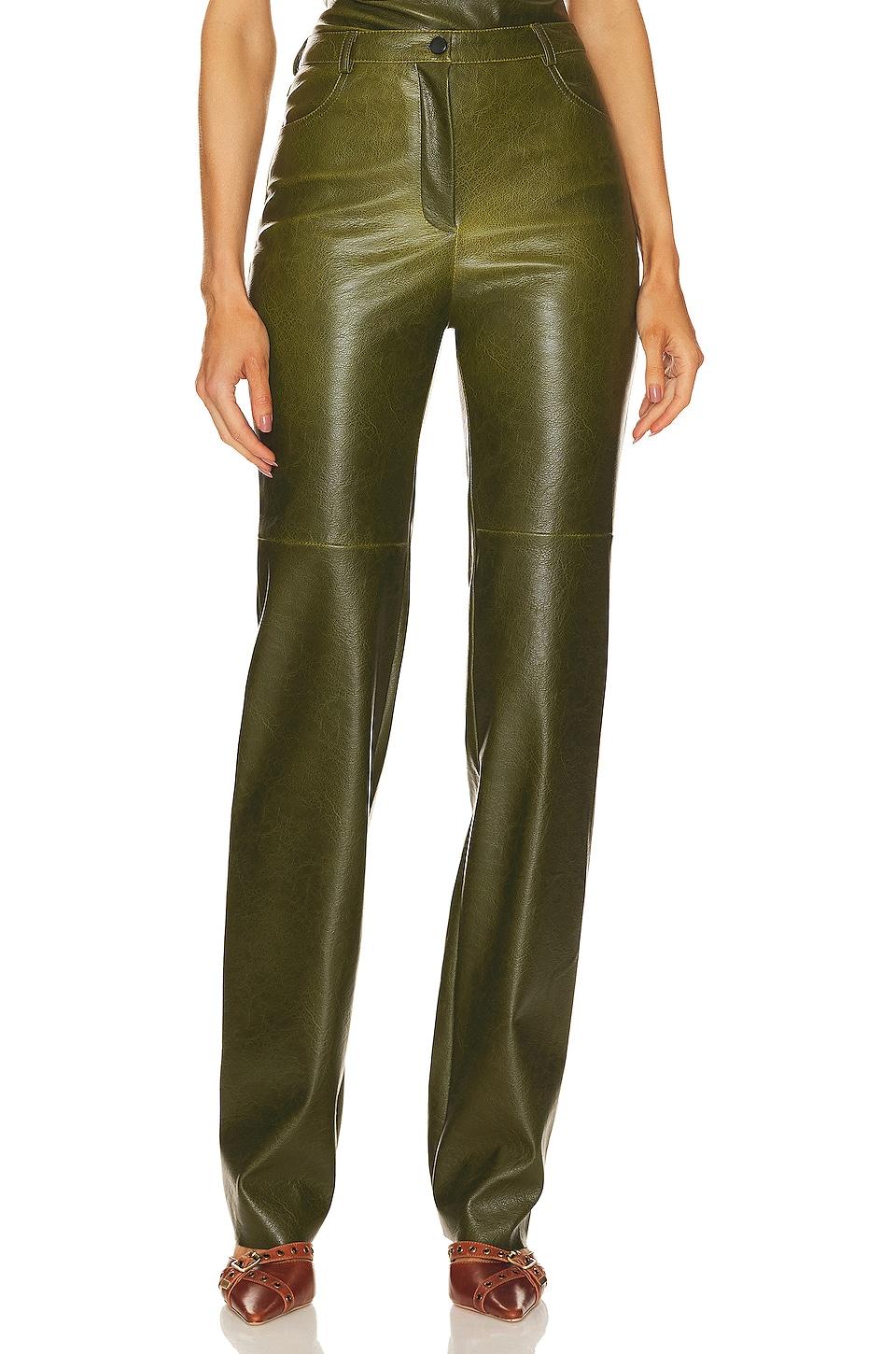 killa faux leather trousers