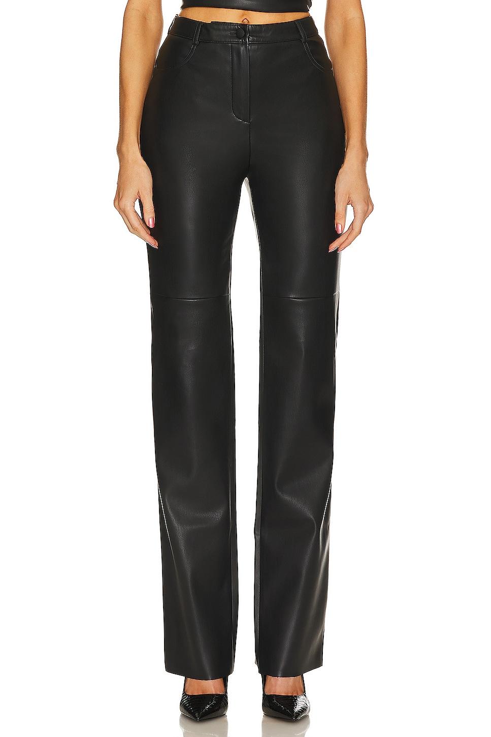 killa faux leather trousers