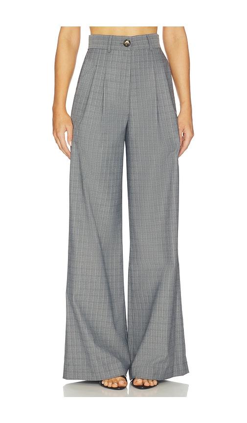 kimberly taylor talia pant in grey.