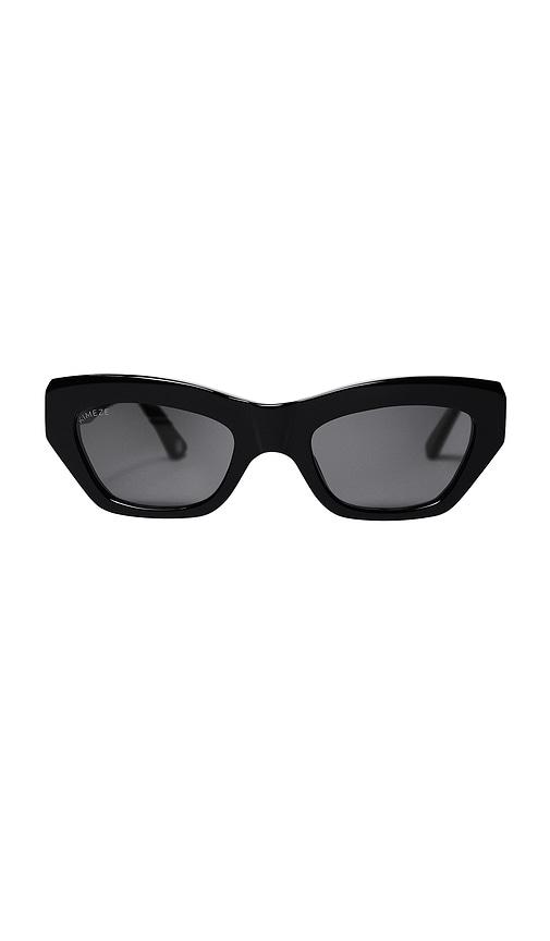kimeze concept 3 sunglasses in black.