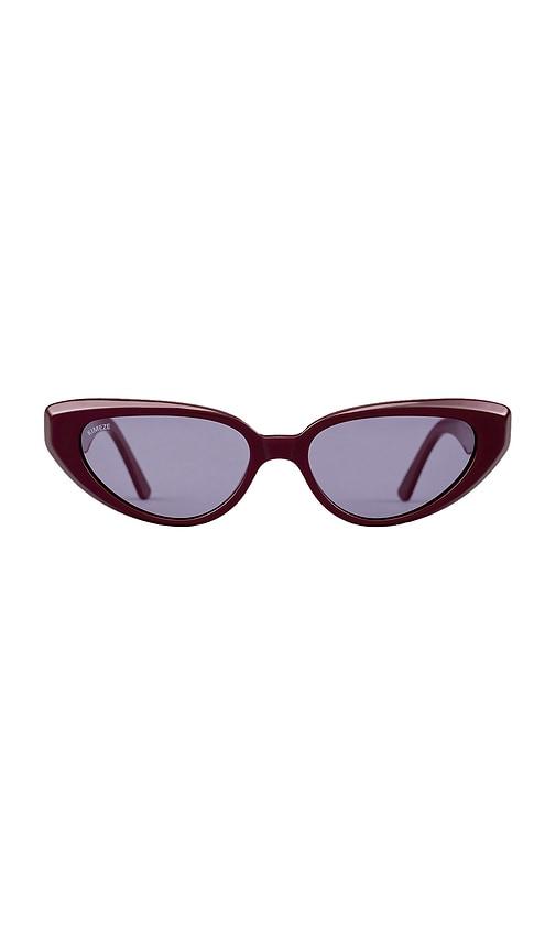 kimeze zawe 2 sunglasses in red.