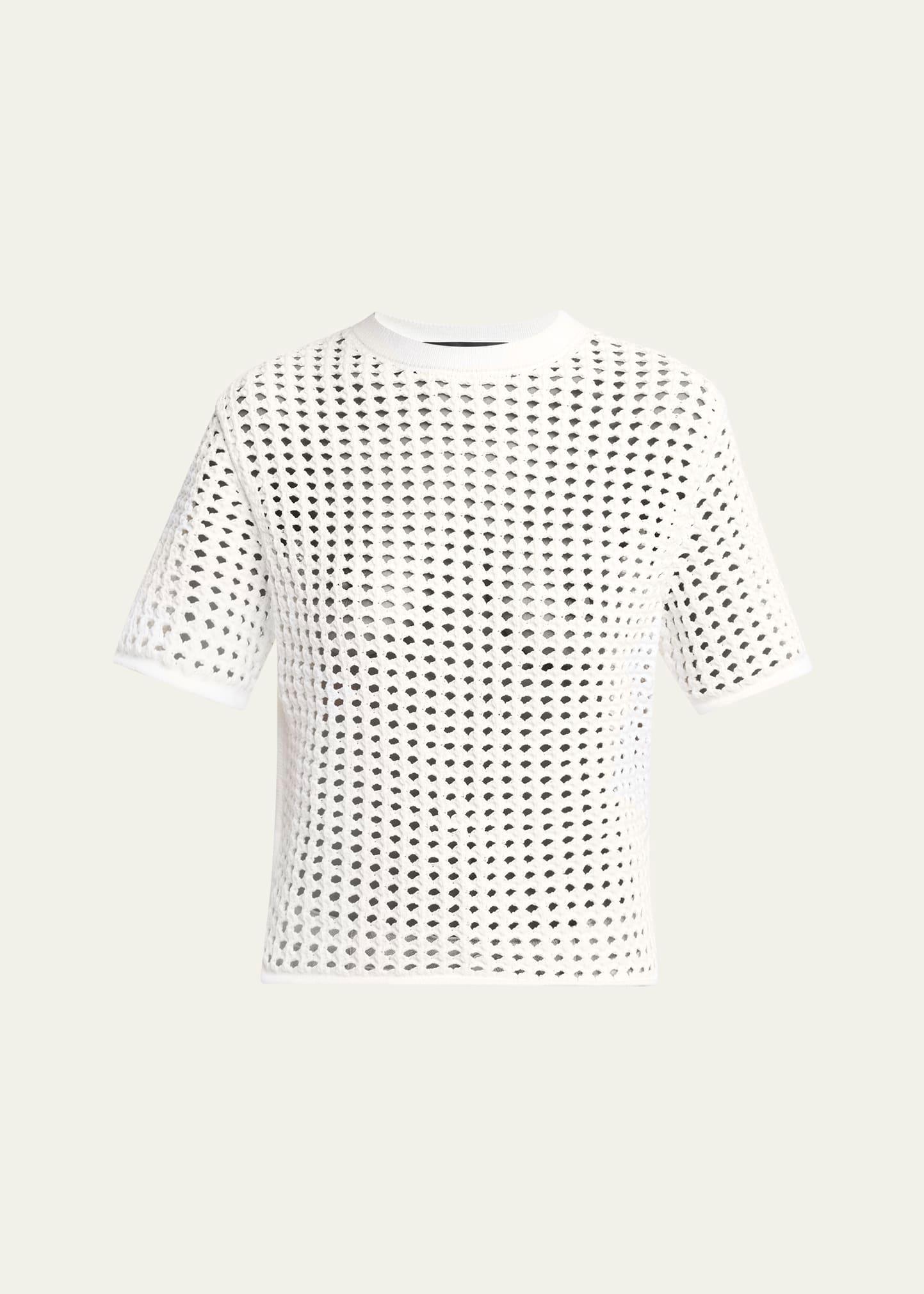 kimia open crochet top