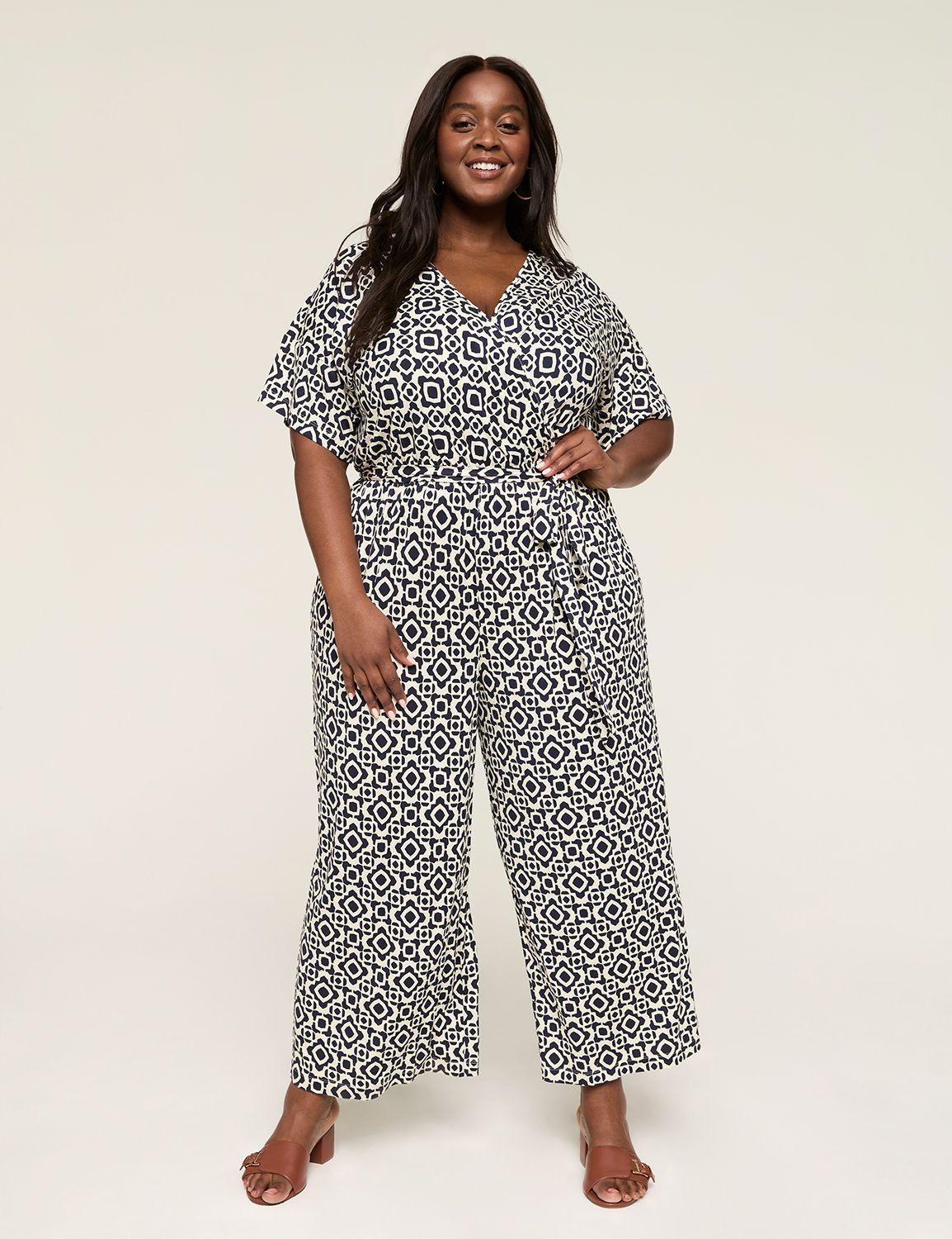 kimono-sleeve tie-waist jumpsuit