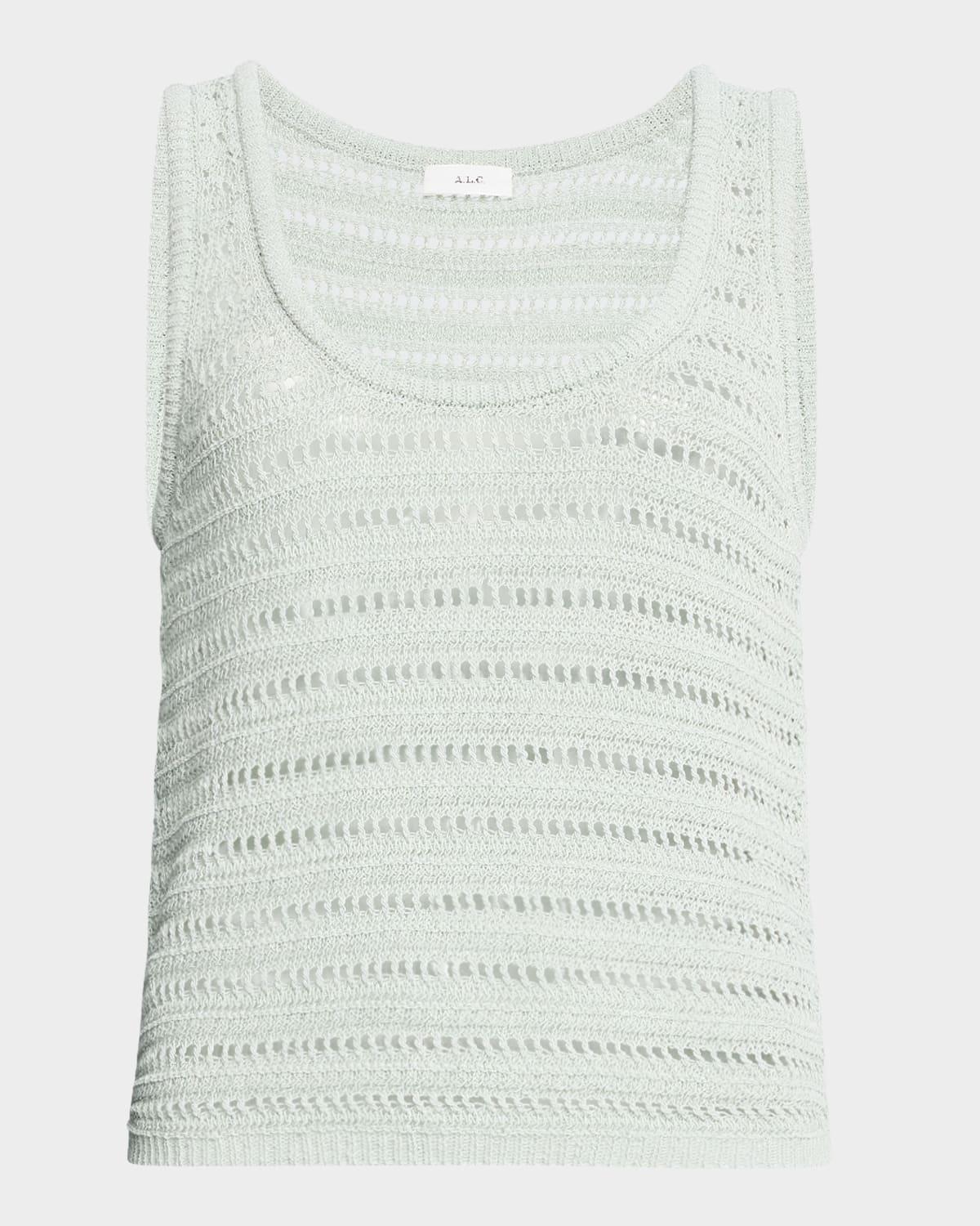 kira knit scoop-neck tank top