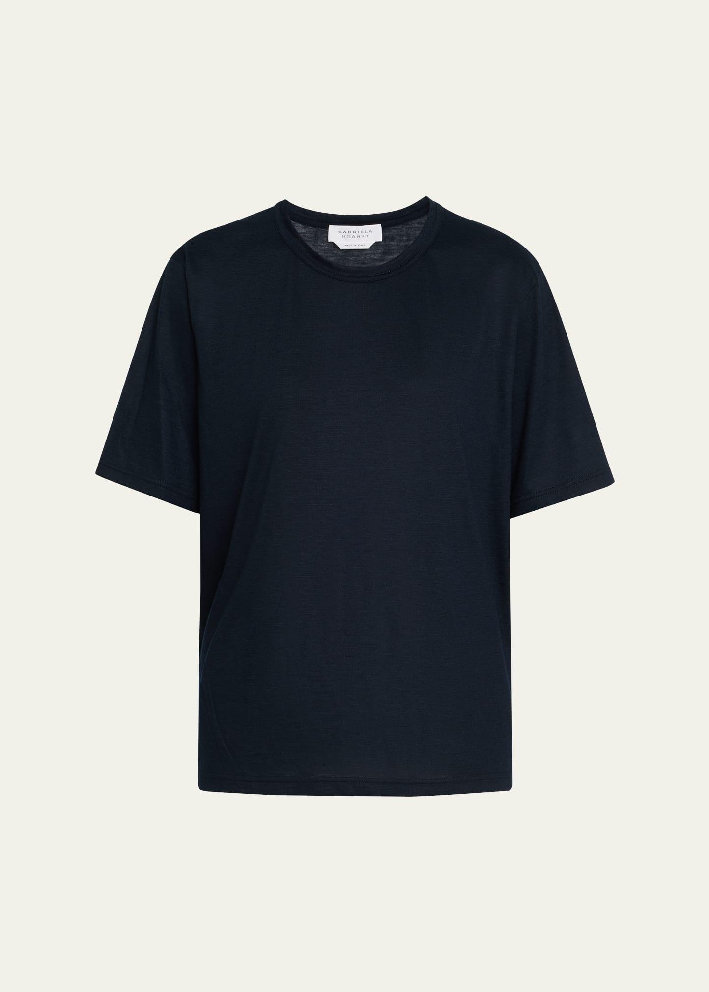 kirby cashmere short-sleeve t-shirt