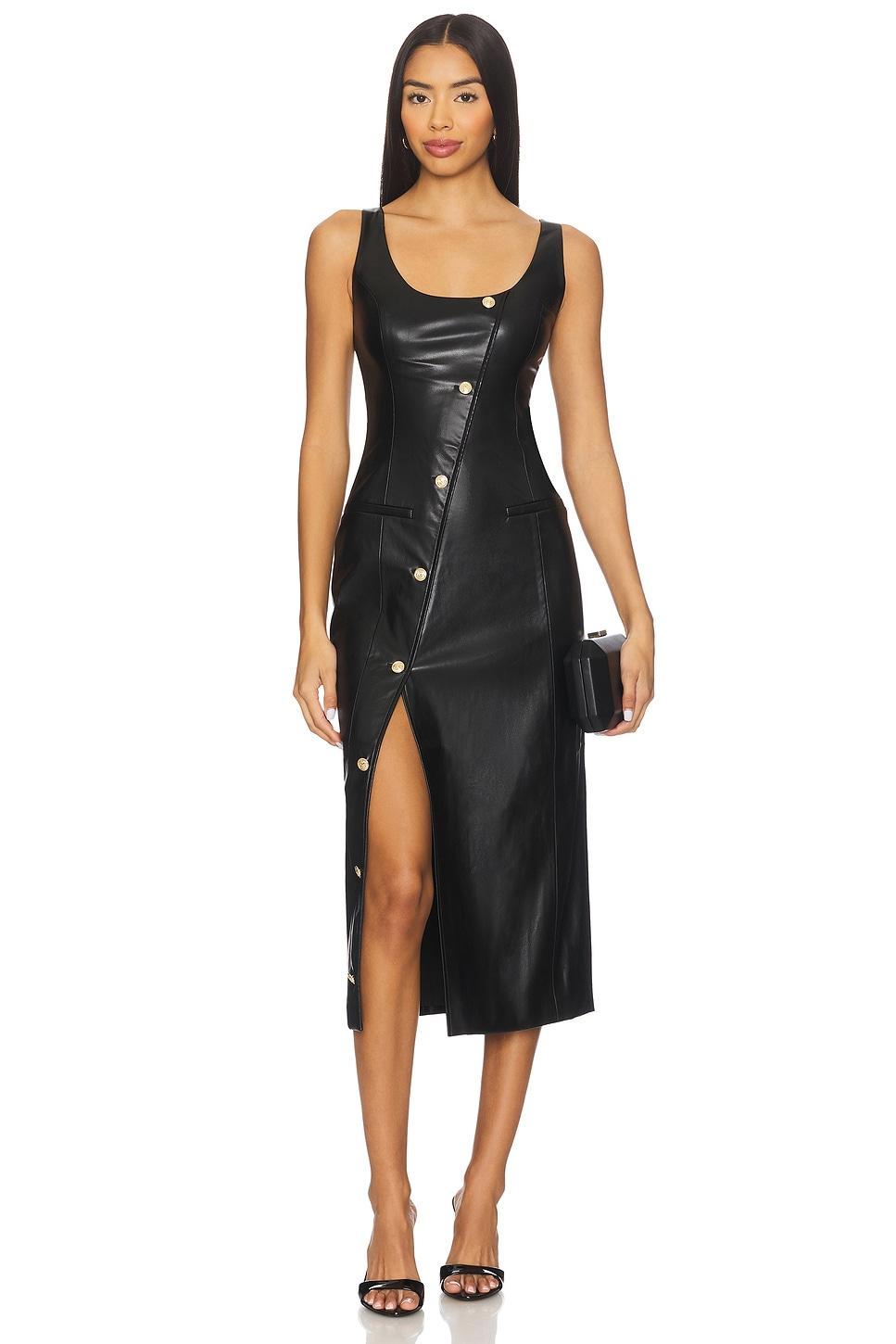 kirby vegan leather dress
