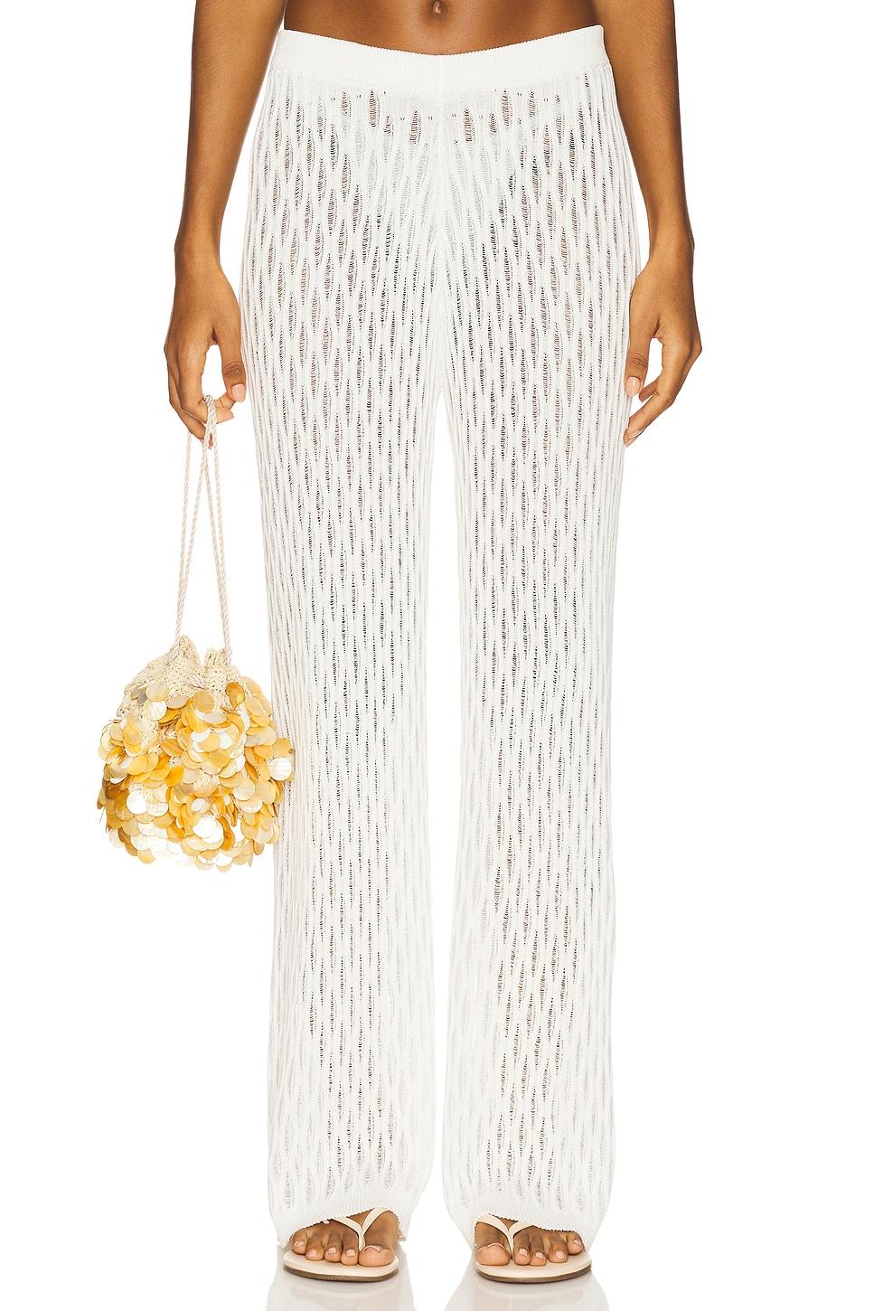 kirra pointelle knit pant
