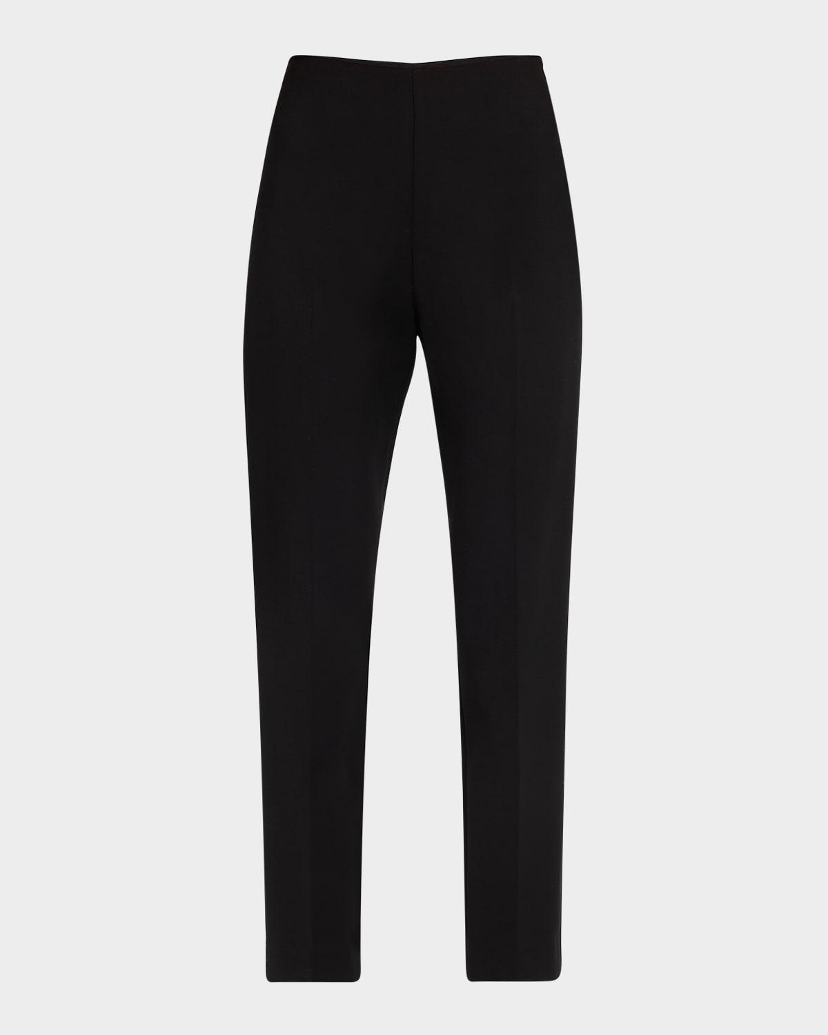 kit slim leg compact viscose pants