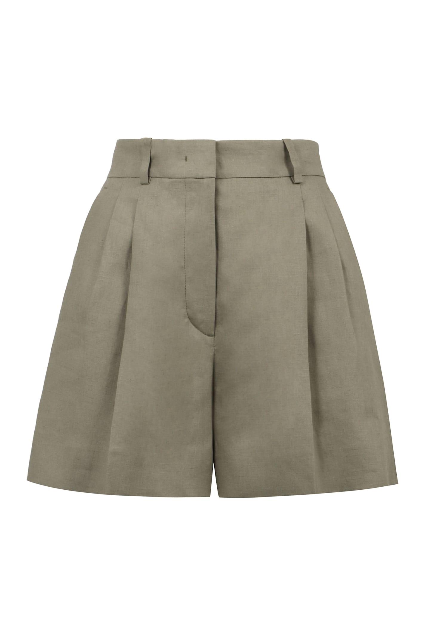 kiton linen shorts