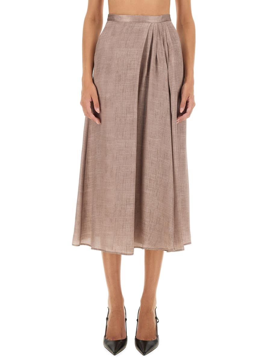 kiton midi skirt