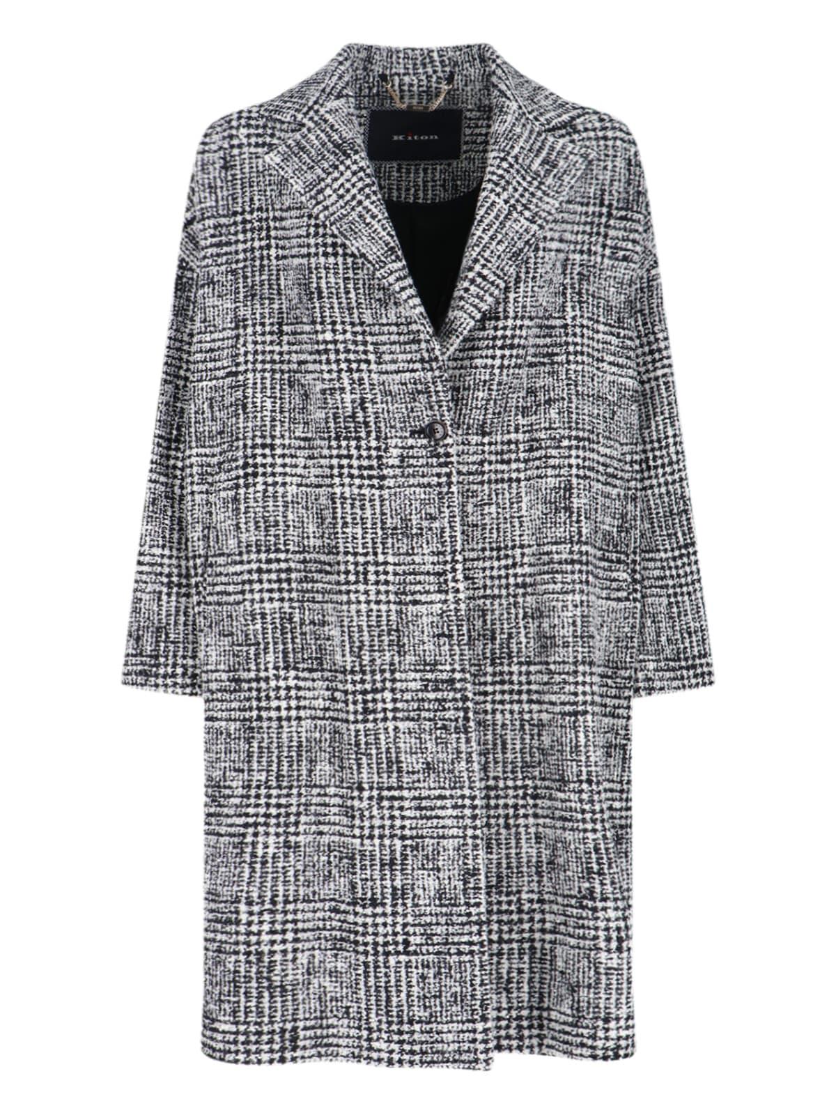 kiton single-breasted coat