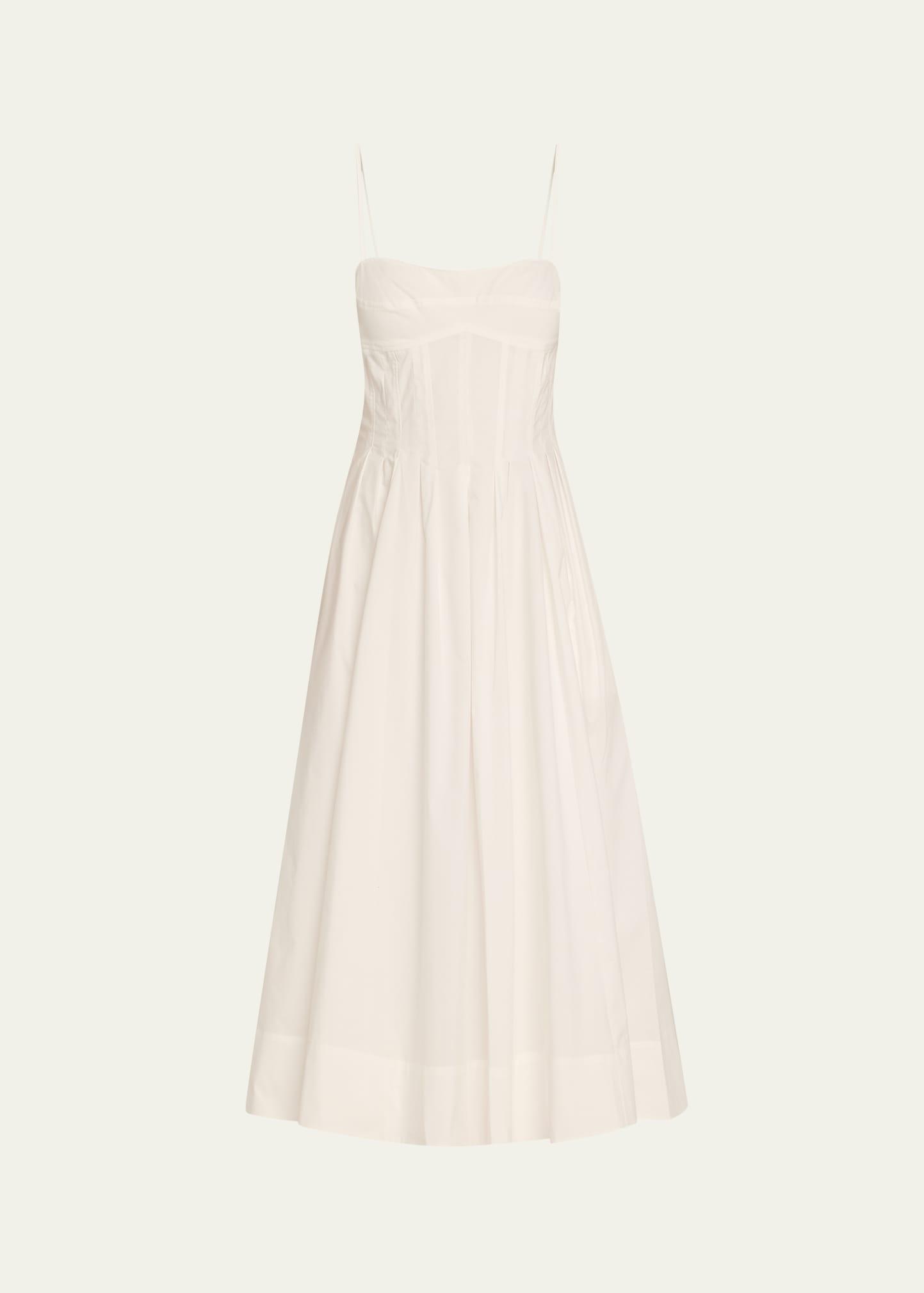 kittiya sleeveless a-line midi dress