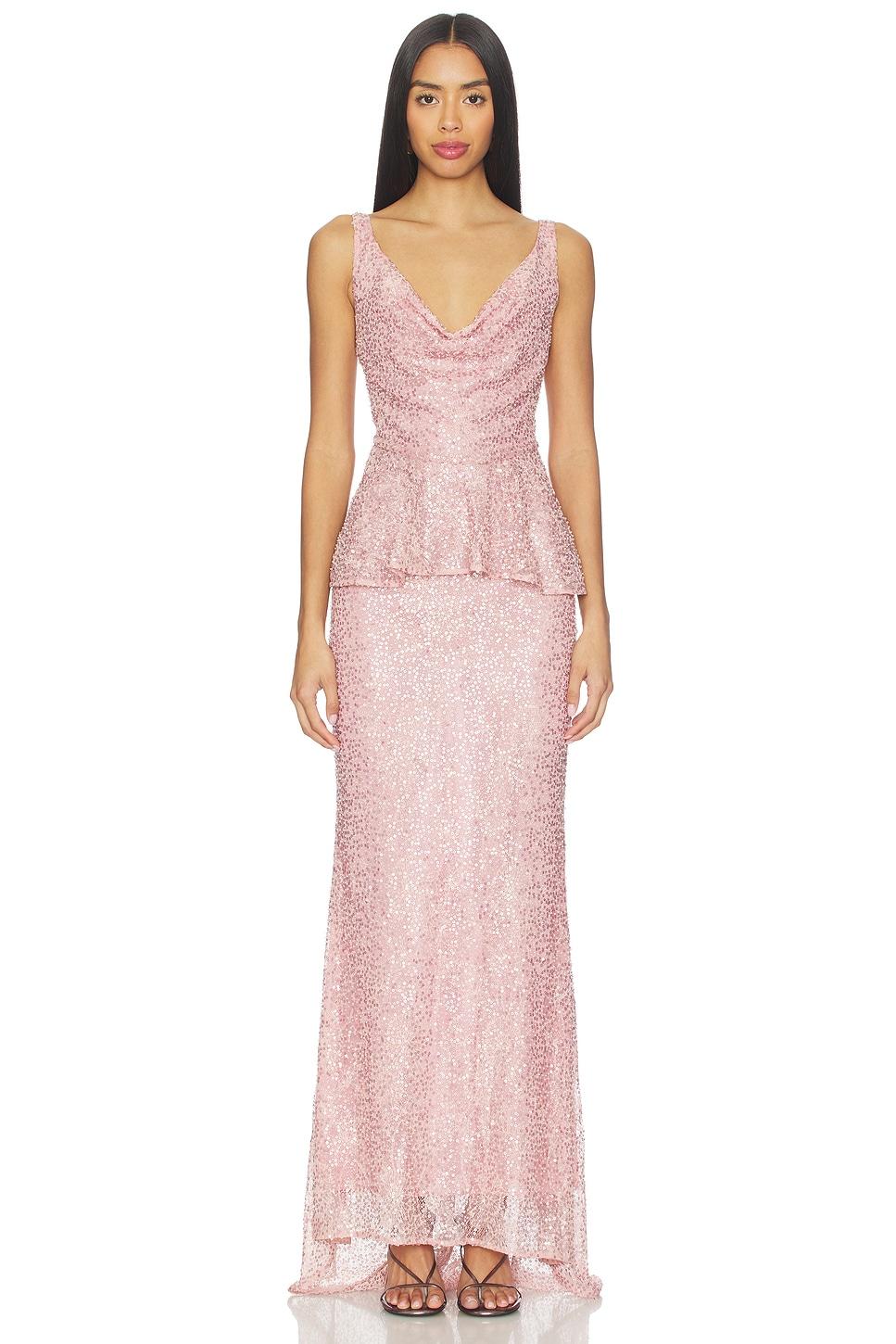 klara beaded gown