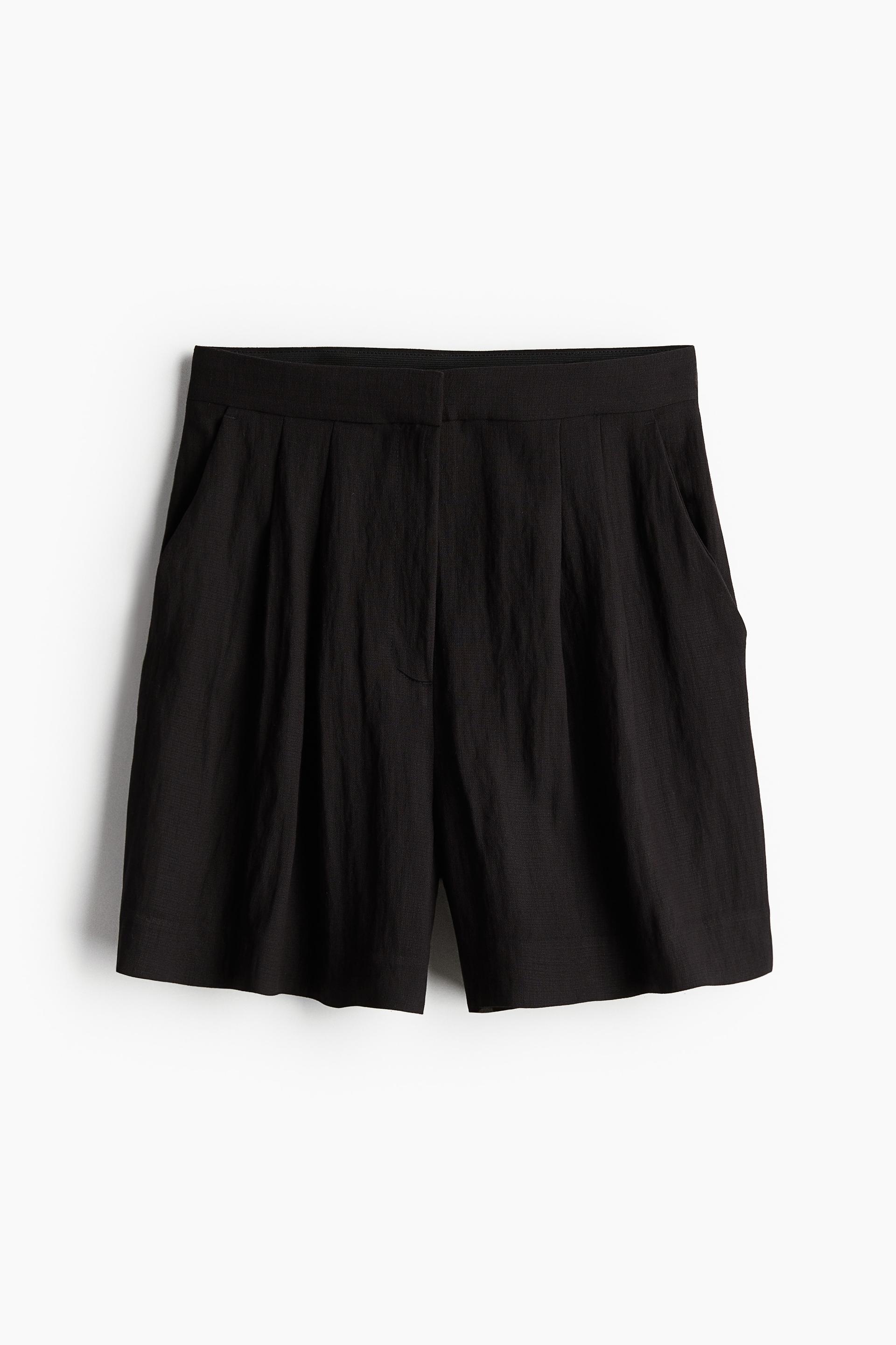 knee-length shorts