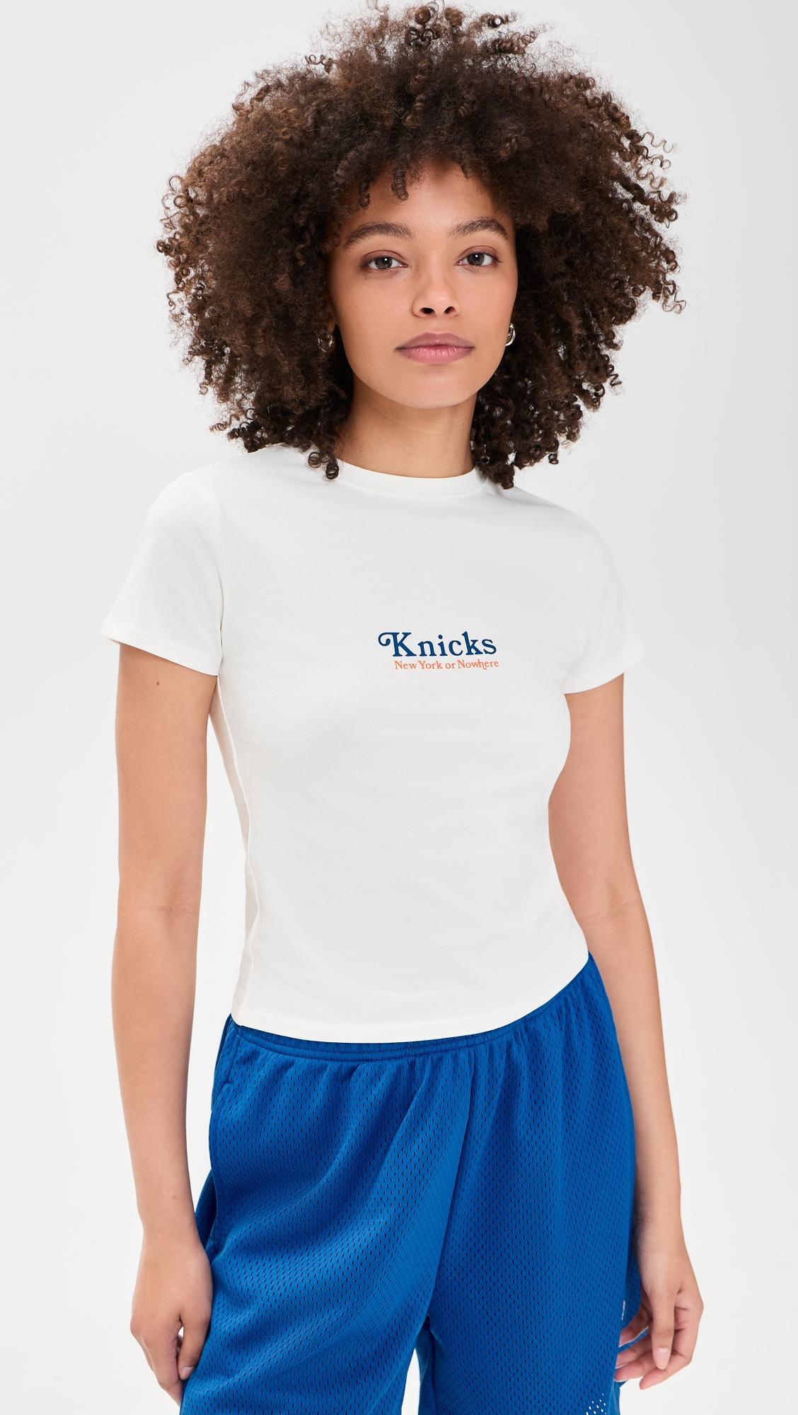 knicks give & go baby tee