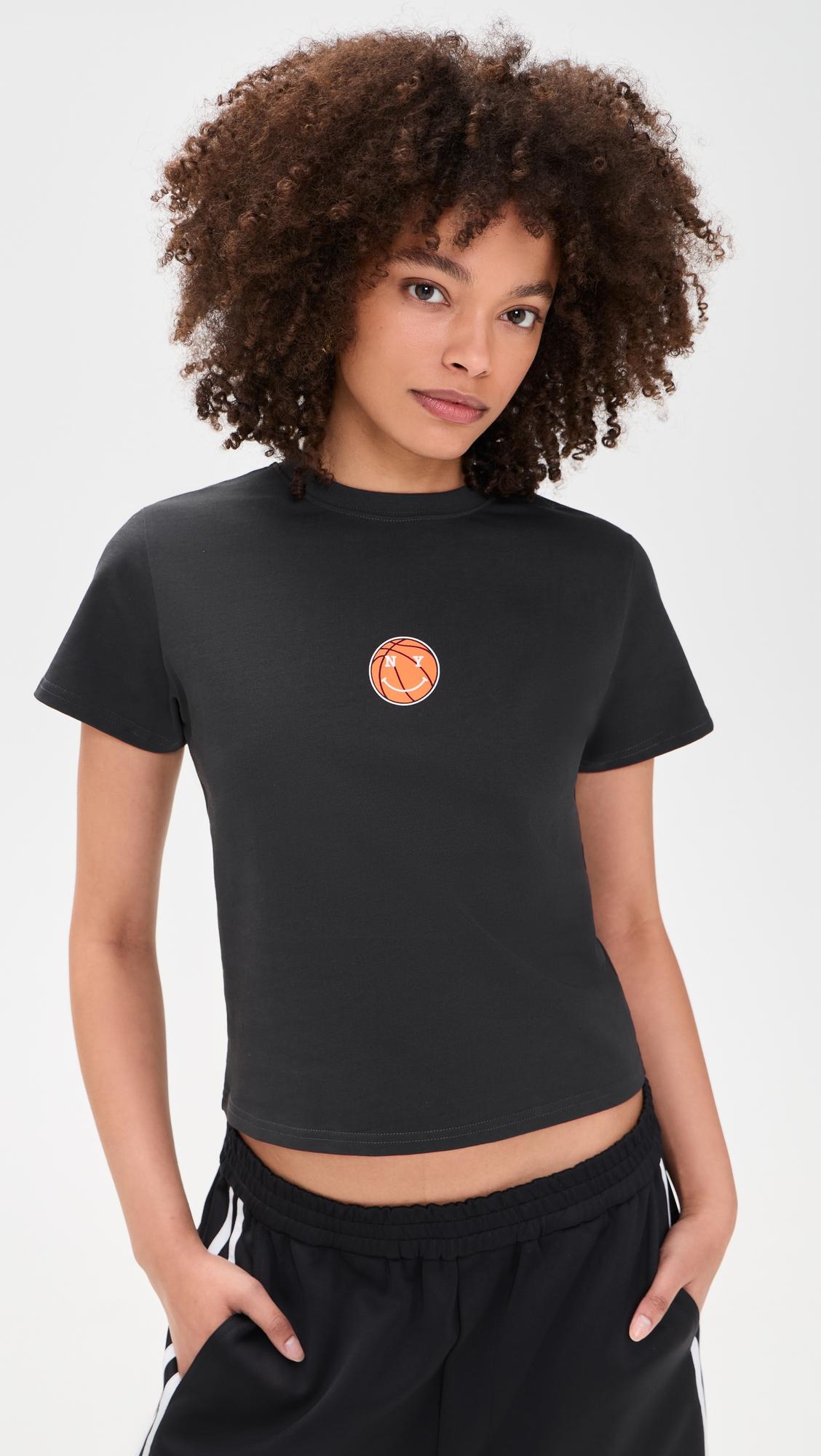 knicks mascot baby tee