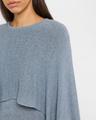 knit cape maxi dress