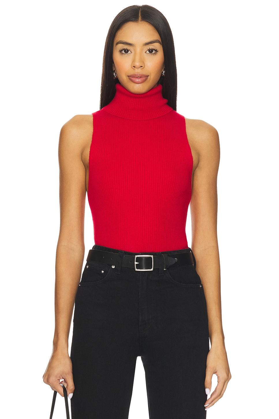 knit cashmere sleeveless sweater