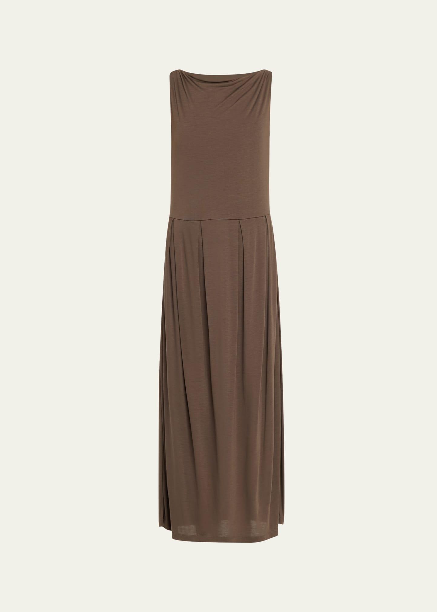 knit drop-waist dress