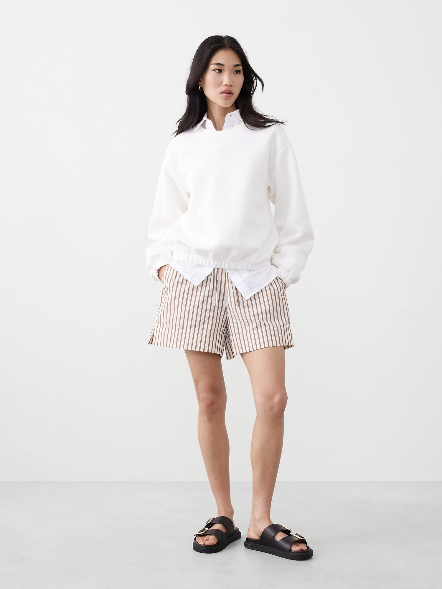 knit high-neck sweatshirt