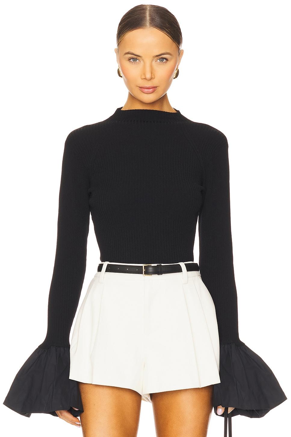 knit high neck top
