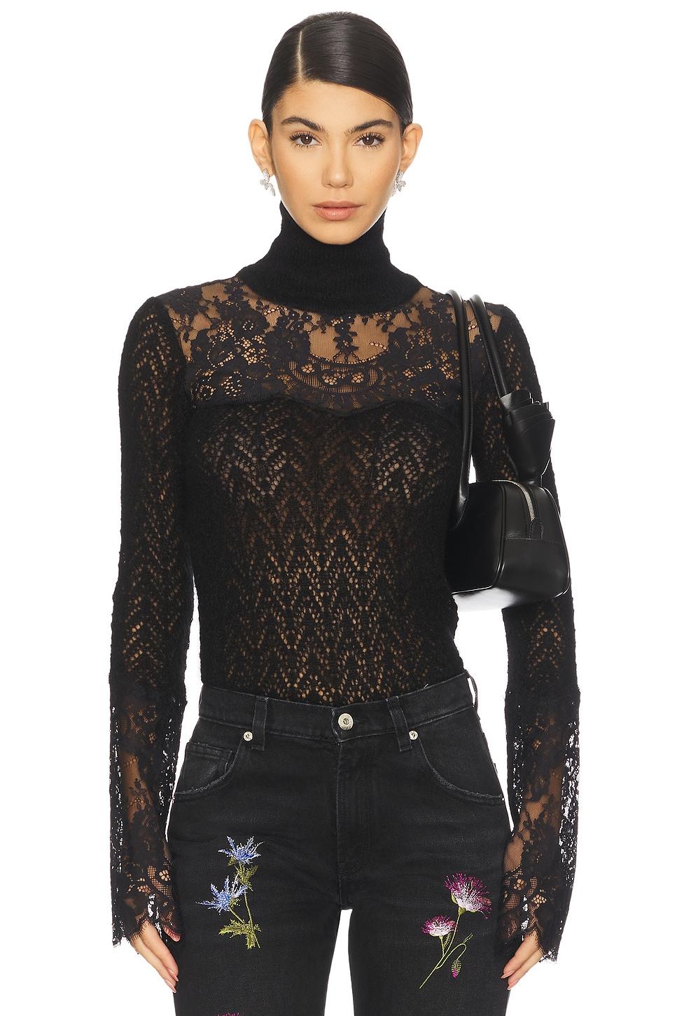 knit lace top