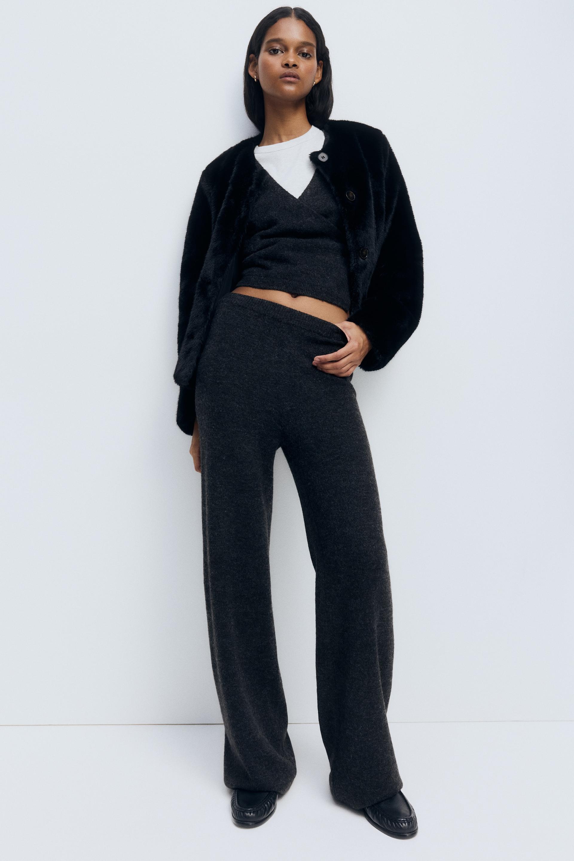 knit pull-on pants