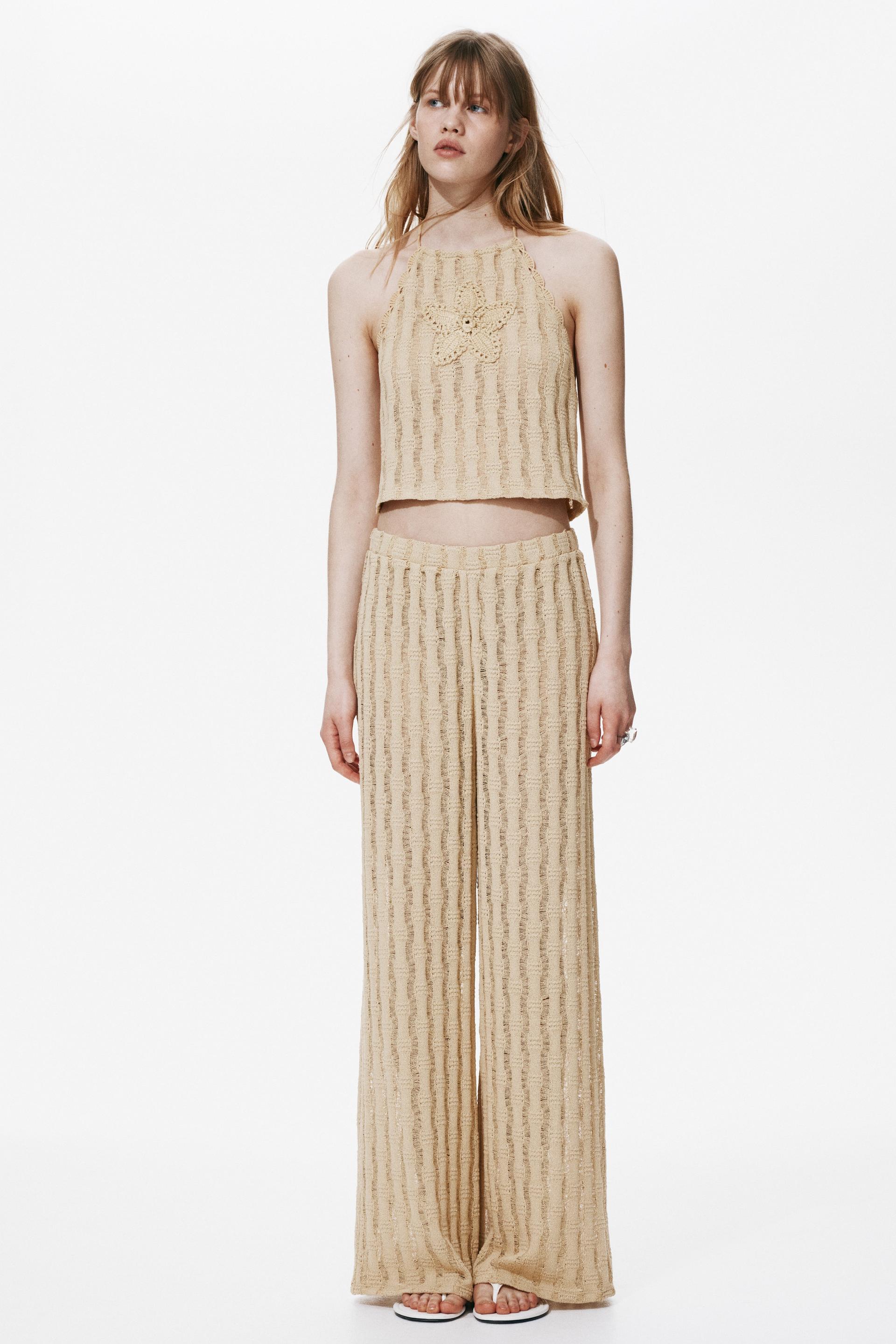 knit pull-on pants