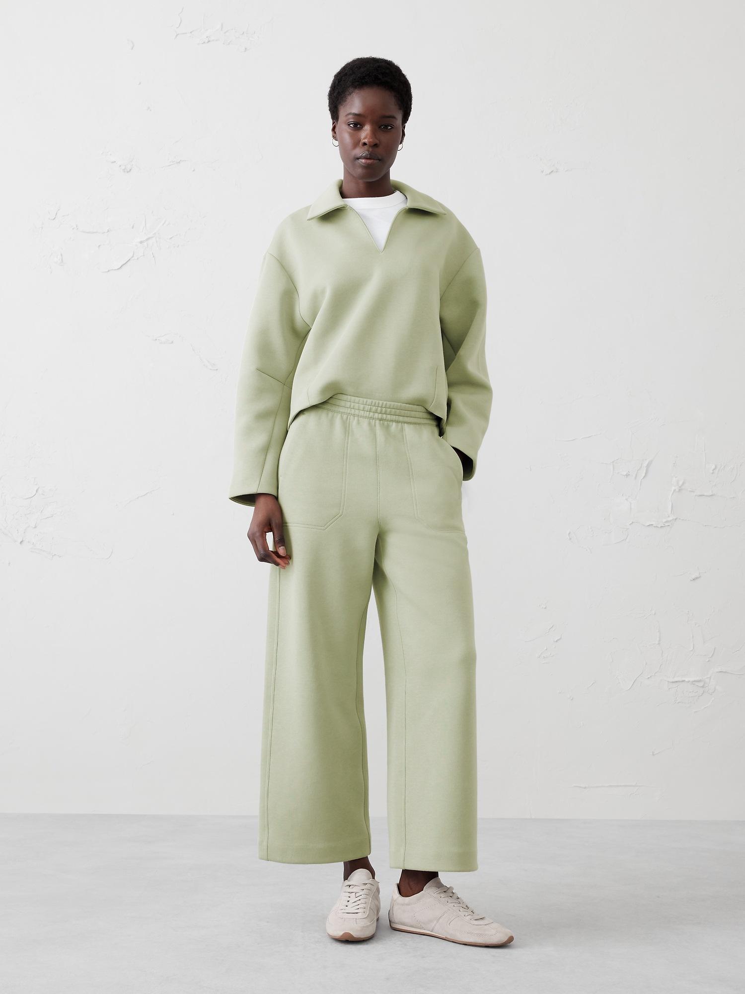 knit scuba pant