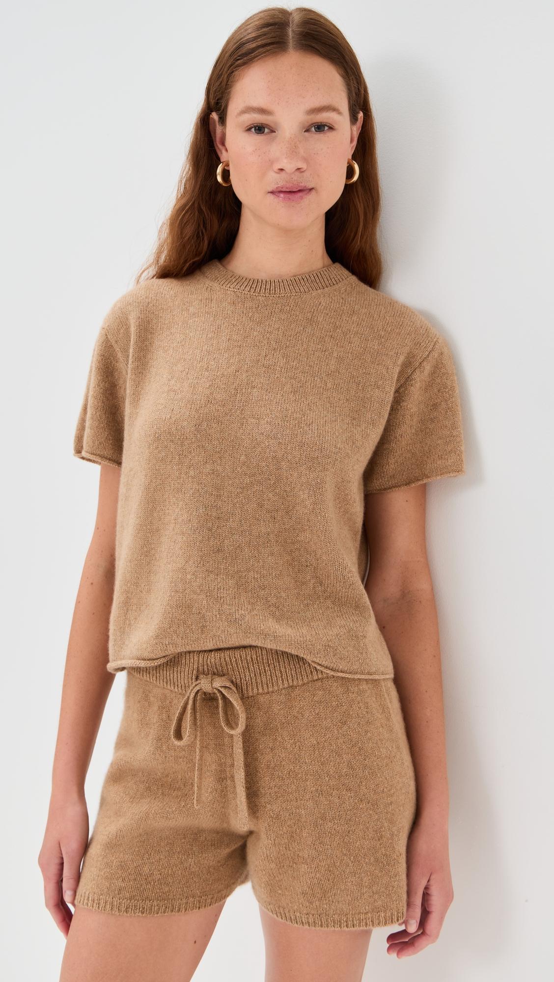 knit short sleeve top