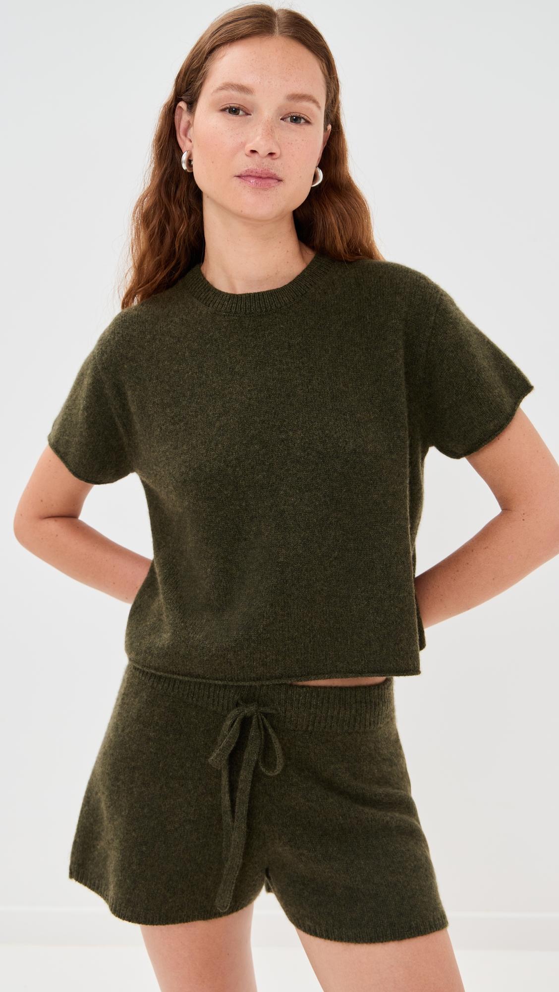 knit short sleeve top