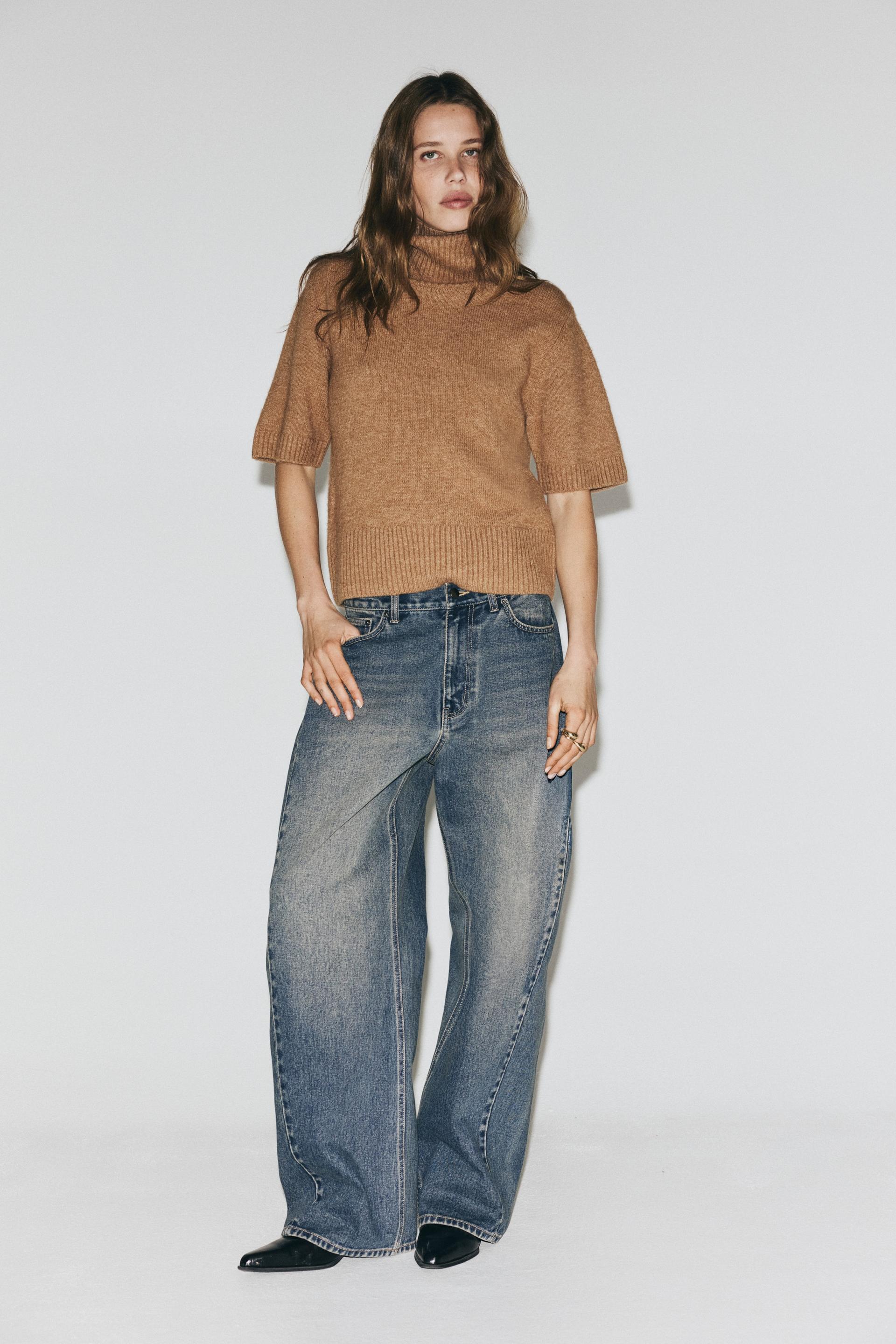 knit turtleneck top