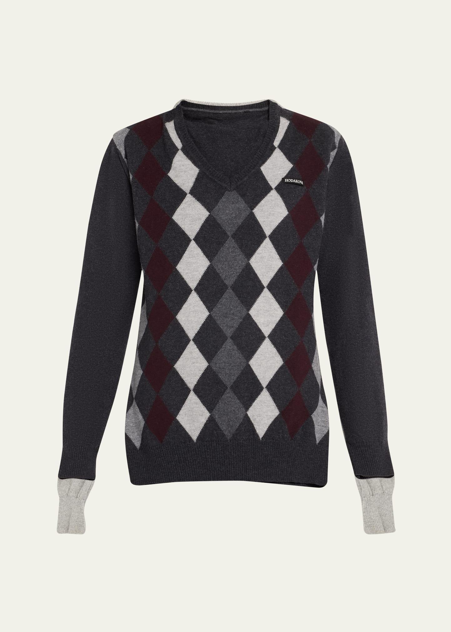 knitted double sweater
