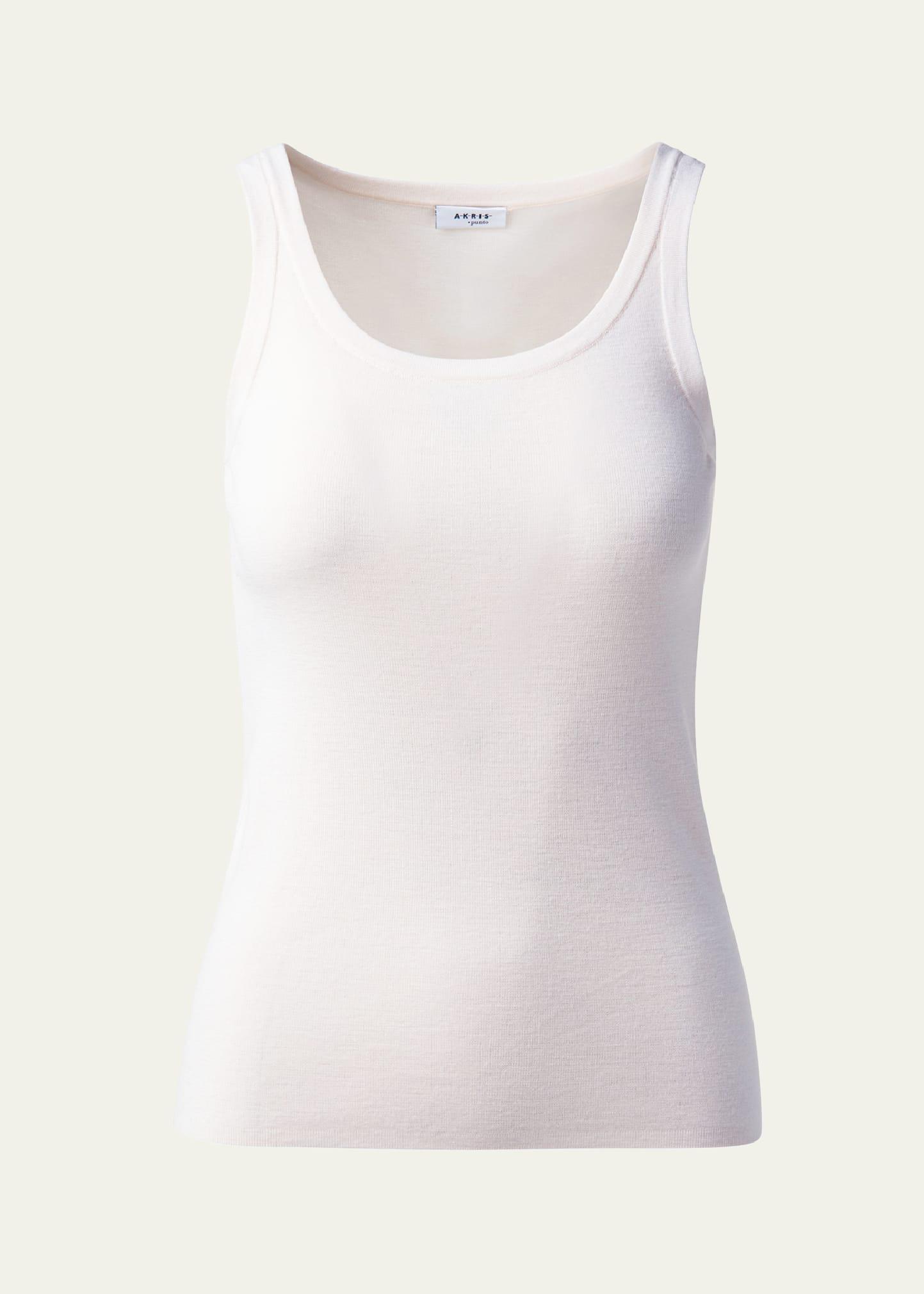 knitted wool tank