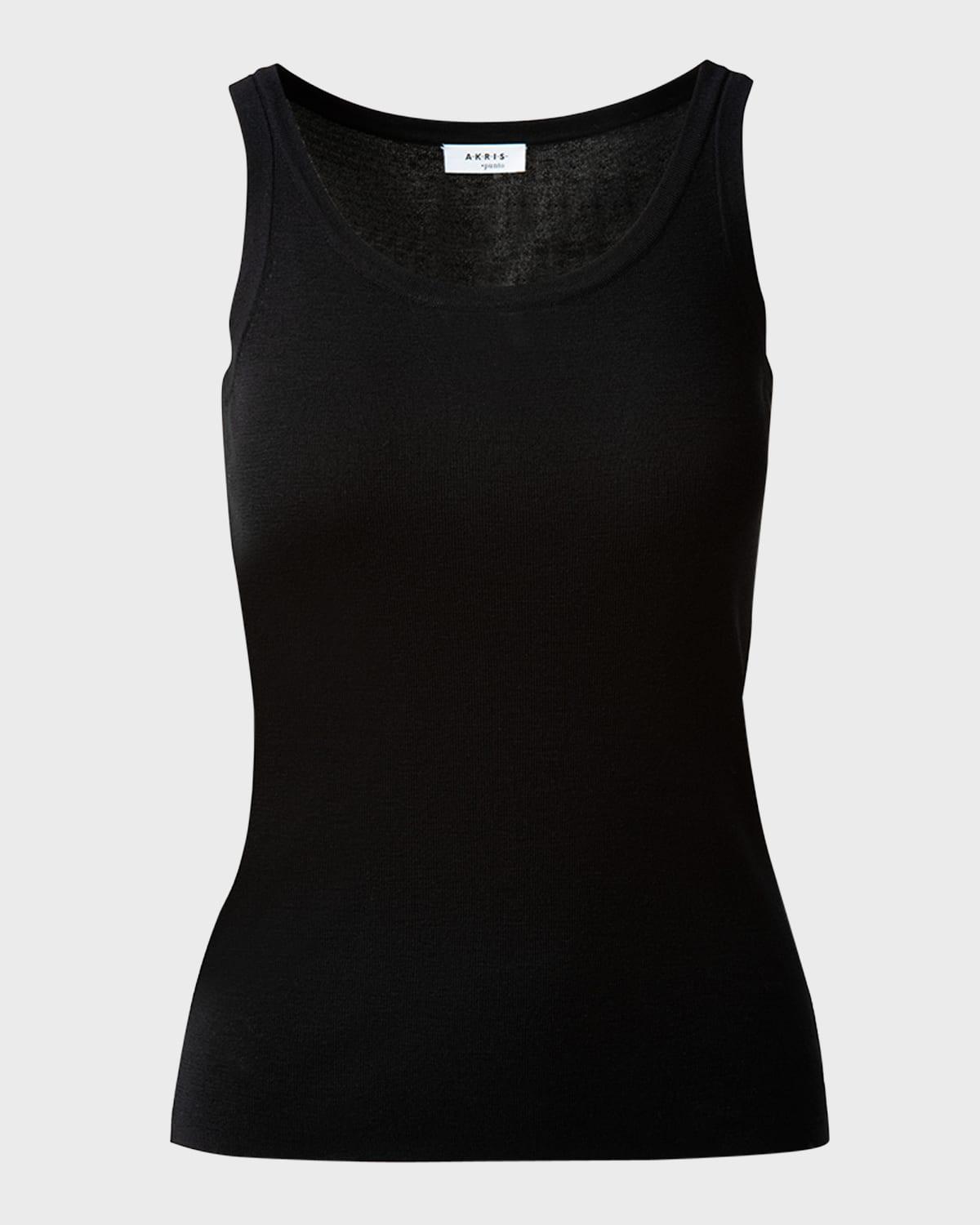 knitted wool tank